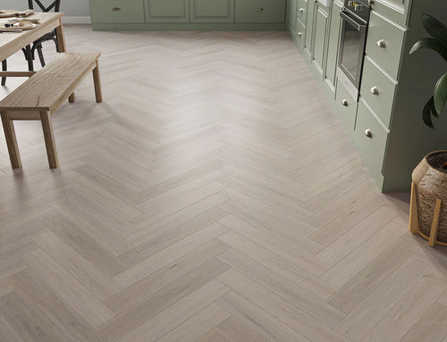 Compton Oak – 5mm Click Vinyl Herringbone LVT