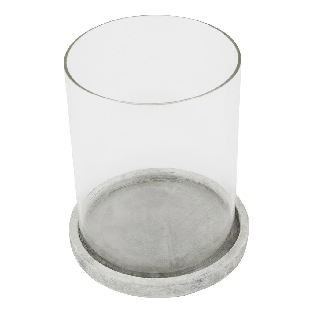 Athena Stone Large Hurricane Lantern
