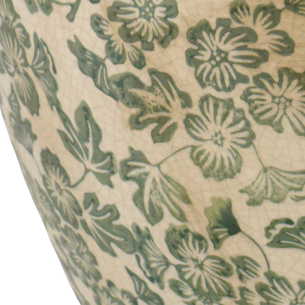 Small Green Clover Olpe Vase