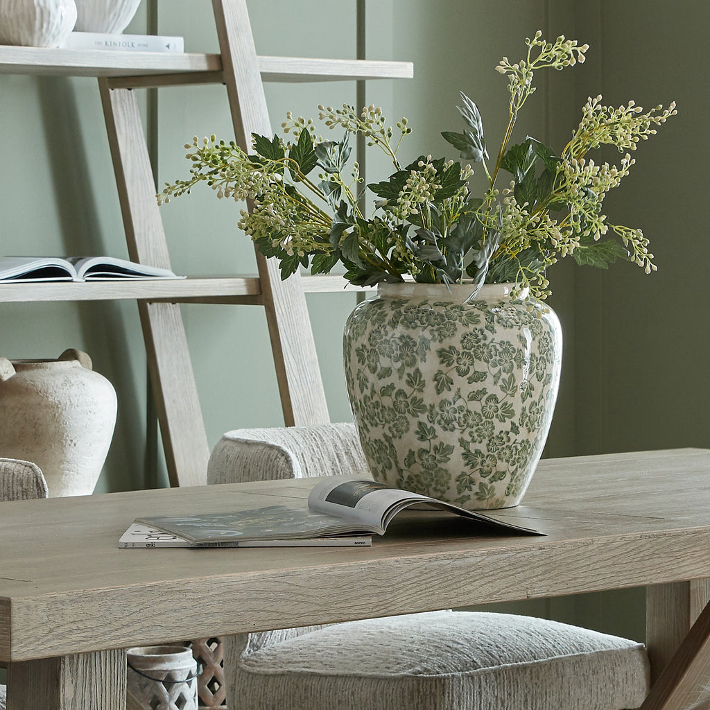 Small Green Clover Olpe Vase