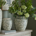 Large Green Clover Olpe Vase