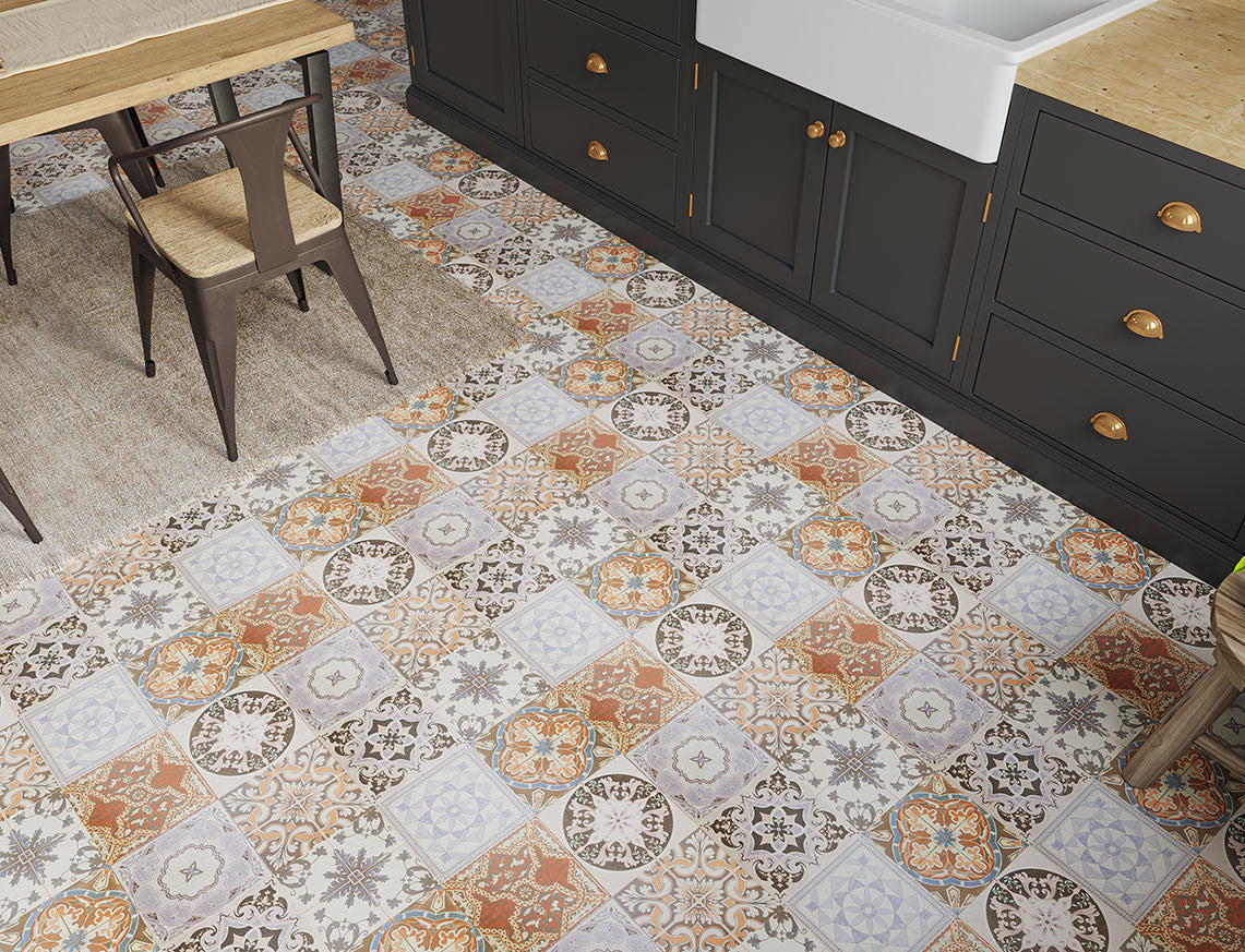 Monarch 8mm Grantchester – 8mm Monarch Victorian Tiles Laminate