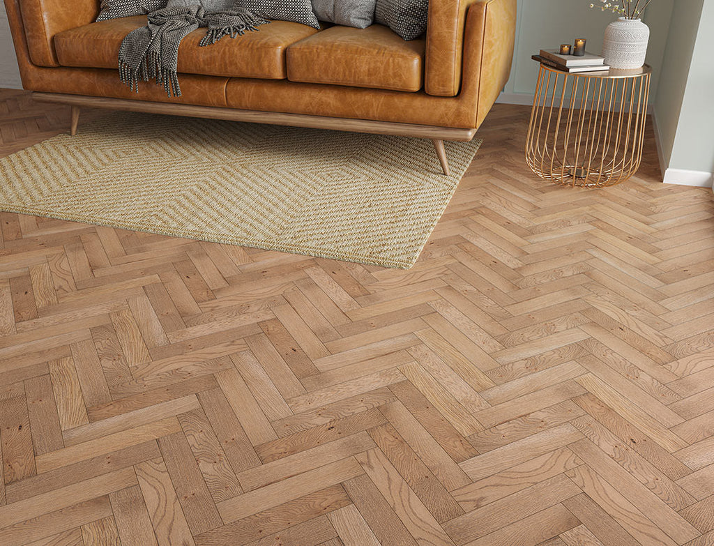 Kingswood Oak – 20/5mm Herringbone Engineered Wood