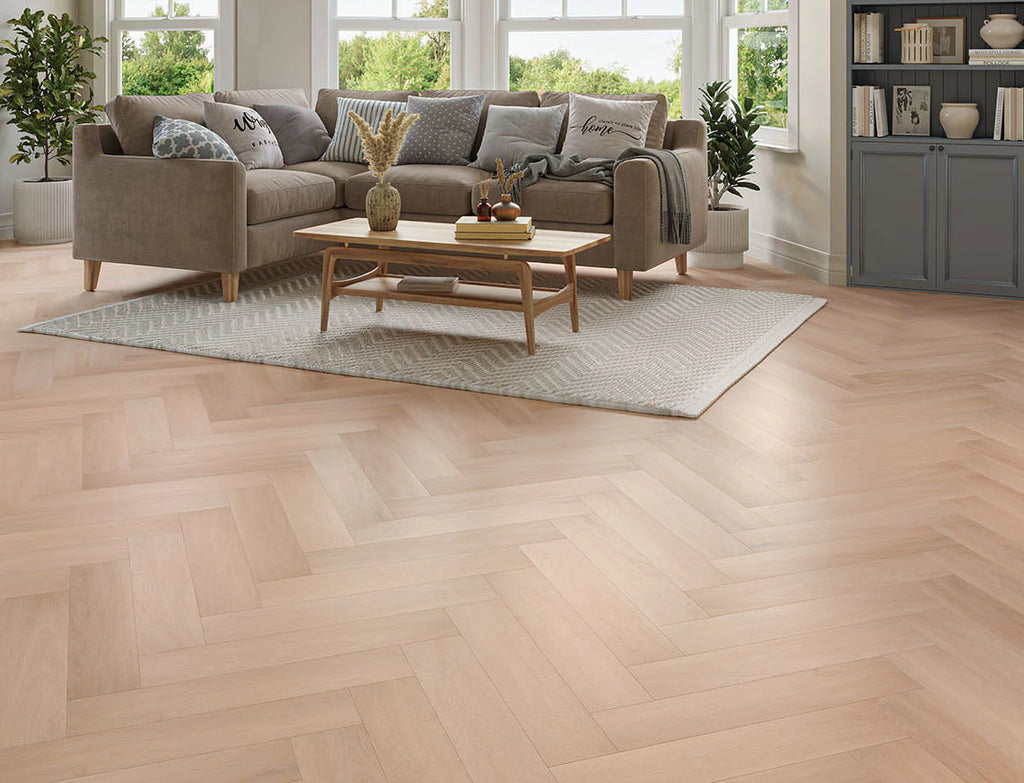 Sherburn Oak – 5mm Click Vinyl Herringbone LVT