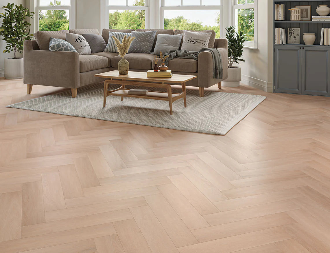 Sherburn Oak – 5mm Click Vinyl Herringbone LVT