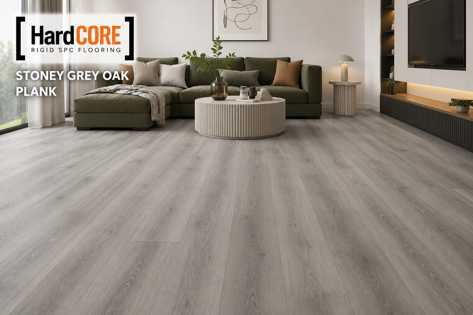 HardCORE SPC Stoney Grey Oak Plank