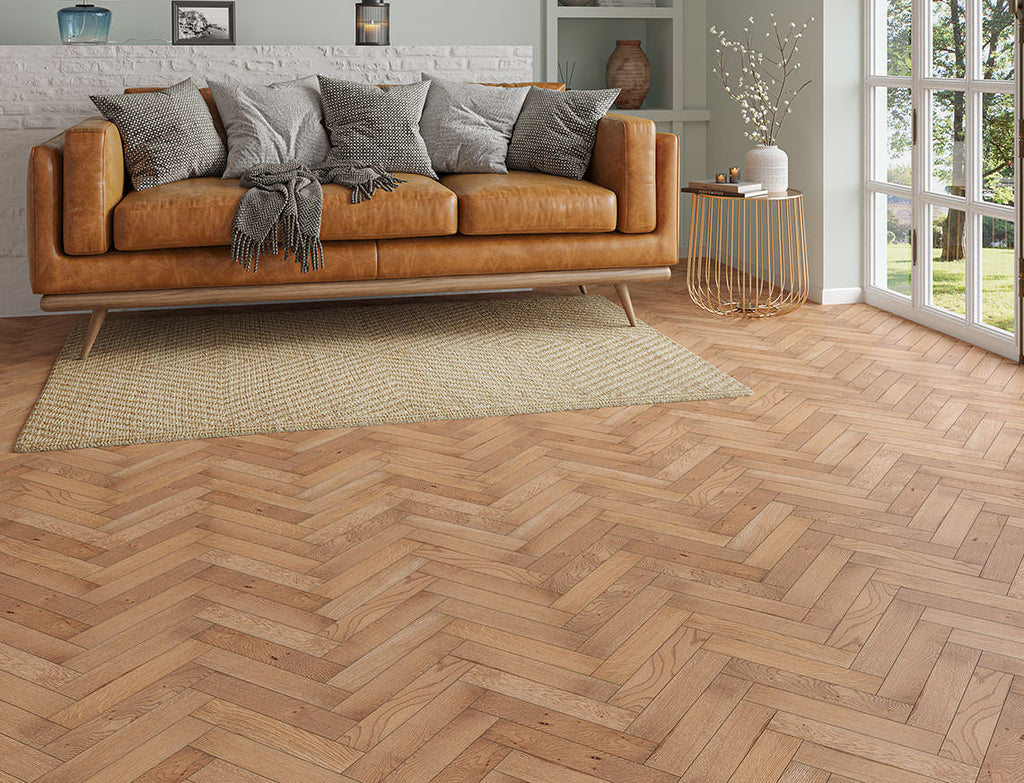 Kingswood Oak – 20/5mm Herringbone Engineered Wood