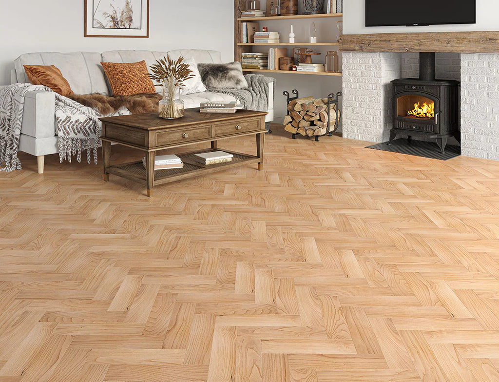 Swinley Oak – 10/3mm Herringbone Engineered Wood