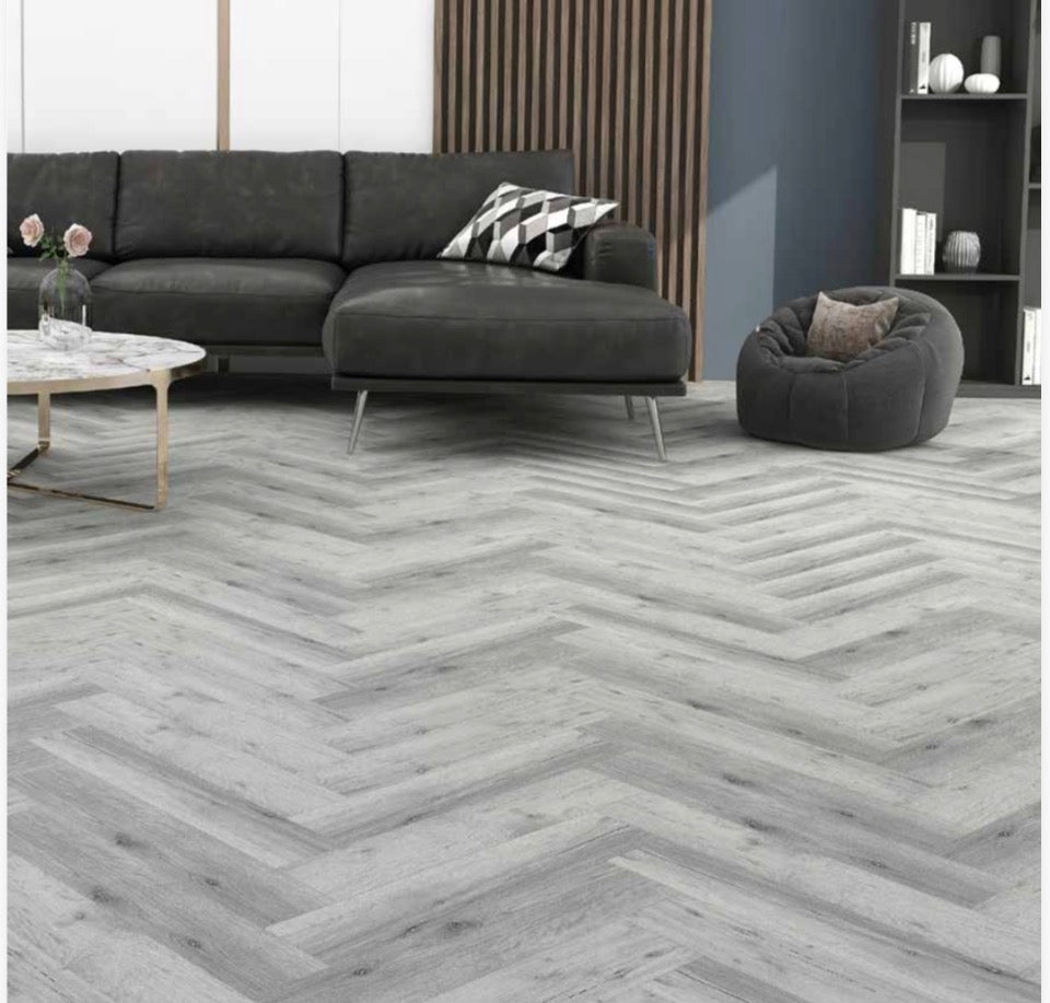 HardCORE SPC Arctic Grey Herringbone