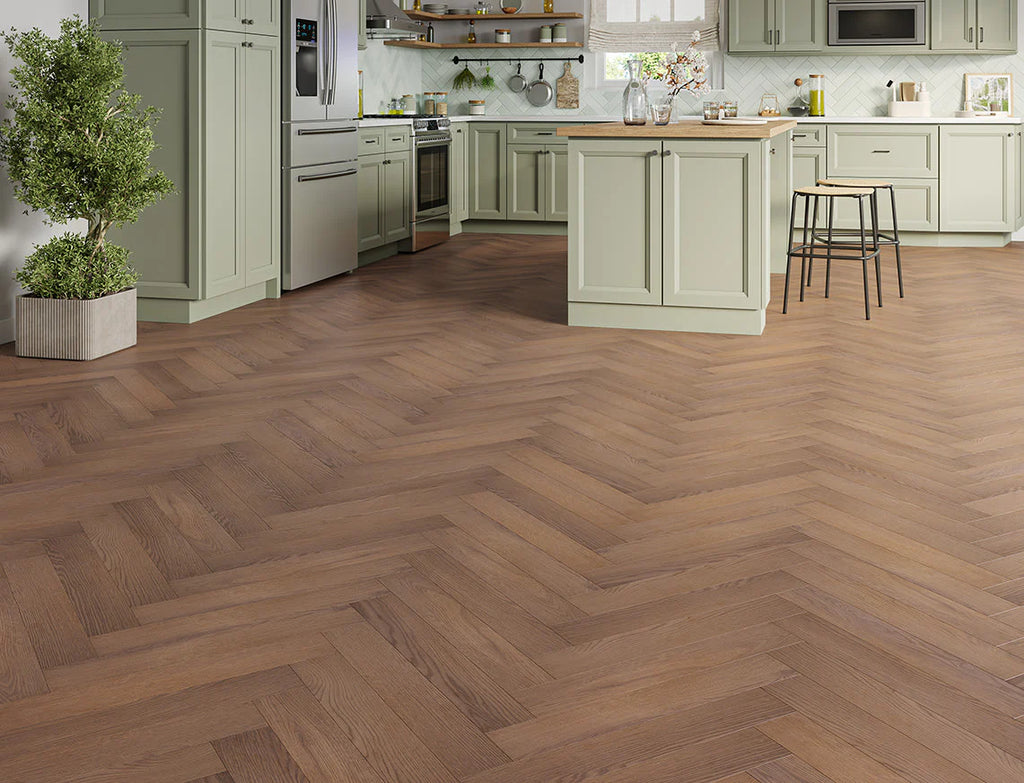Oakleigh Deluxe 12mm Romsey – 12mm Oakleigh Deluxe Herringbone Laminate
