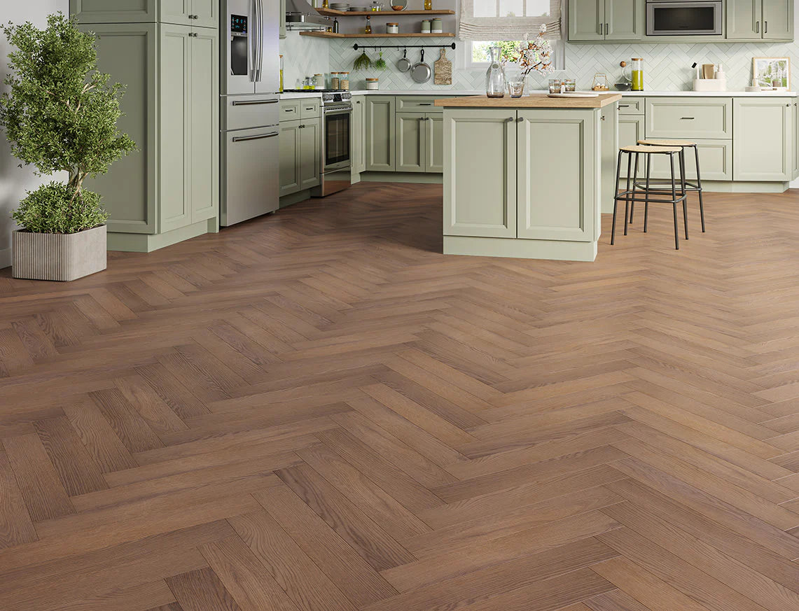 Oakleigh Deluxe 12mm Romsey – 12mm Oakleigh Deluxe Herringbone Laminate