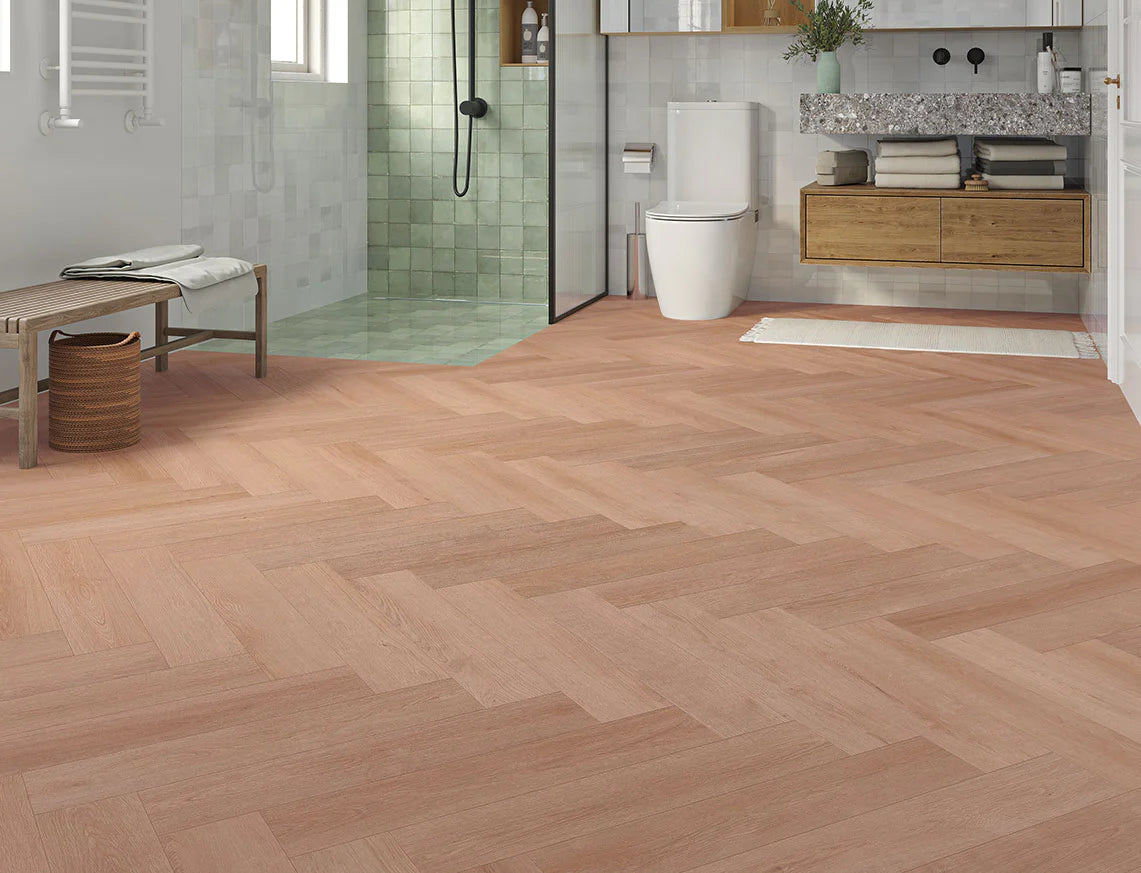 Scarista Oak – 8mm 3D Click Vinyl Herringbone LVT