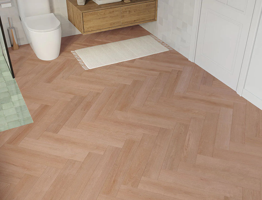 Scarista Oak – 8mm 3D Click Vinyl Herringbone LVT